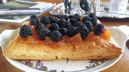 Blackberry Peach Tart