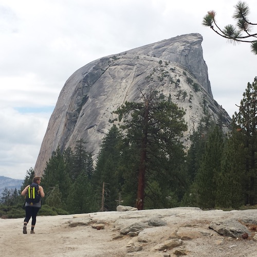 Approach to Half Dome from the east