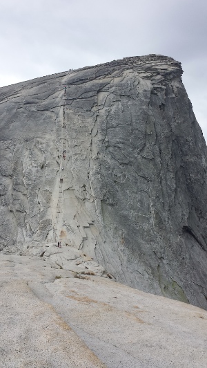 Cabling up Half Dome