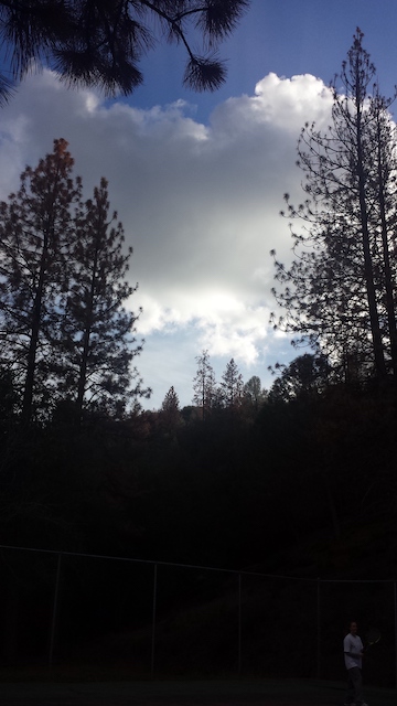 Tennis court in Mariposa County Park