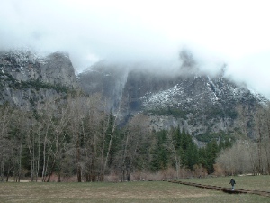 Shrouded Yosemite Falls