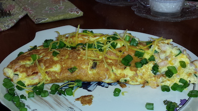 Bay Shrimp Omelette
