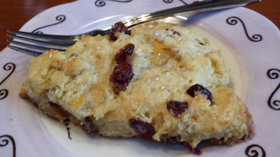 Orange/Cranberry Scones
